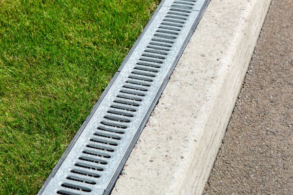 Courtyard Drain Installation in Nampa