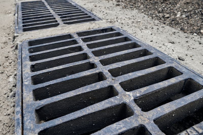 Drainage Grate and Catch Basin